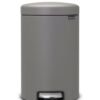 Brabantia Newlcon Pedaalemmer 12l Mineral Concrete Grey | Brabantia