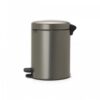 Brabantia Pedallette 5 Liter Platinum | Brabantia