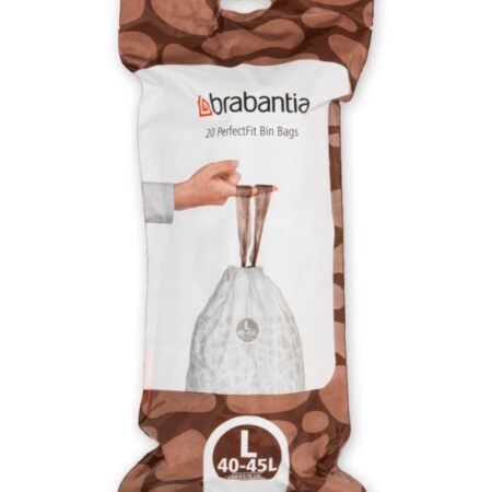 Brabantia Perfectfit afvalzak L 45 liter 20 stuks | Brabantia