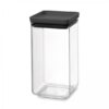 Brabantia Tasty+ voorraadbus 1.6 liter donkergrijs | Brabantia