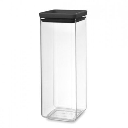 Brabantia Tasty+ voorraadbus 2.5 liter donkergrijs | Brabantia