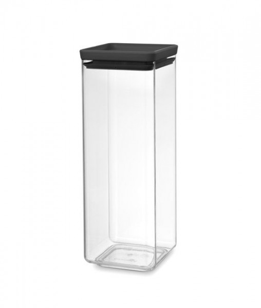 Brabantia Tasty+ voorraadbus 2.5 liter donkergrijs | Brabantia