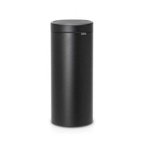 Brabantia Touch Bin New afvalemmer 30 liter mineral moonlight black | Brabantia