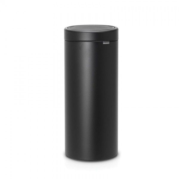 Brabantia Touch Bin New afvalemmer 30 liter mineral moonlight black | Brabantia