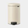 Brabantia pedaalemmer 12 liter soft beige | Brabantia