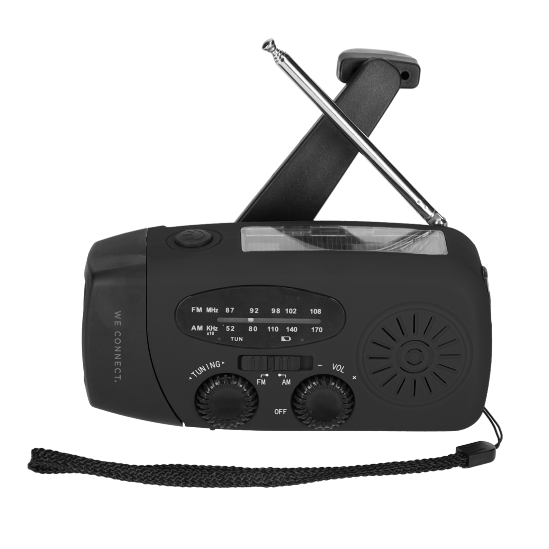 Brainz - Emergency Solar/FM/LED/ (Nood) Radio Powerbank | Brainz