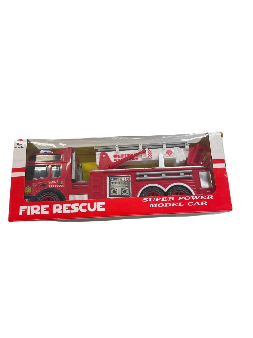 Brandweerauto 30cm frictie 32x12