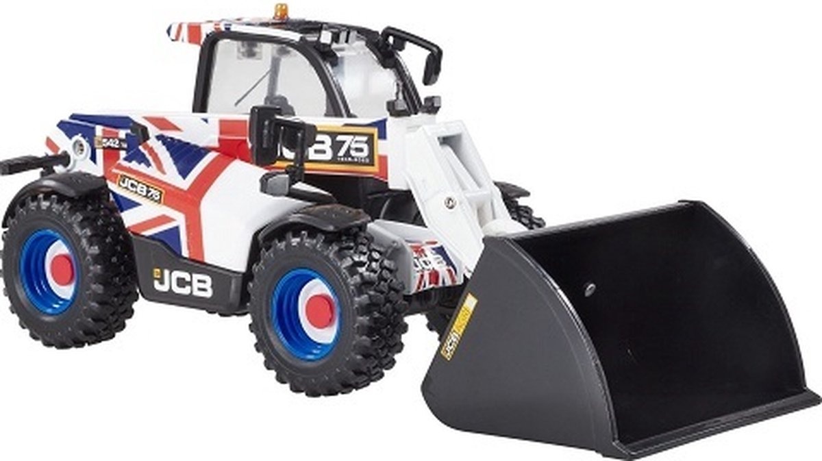 Britains JCB Union Jack AgriPro Verreiker 1:32 | Britains