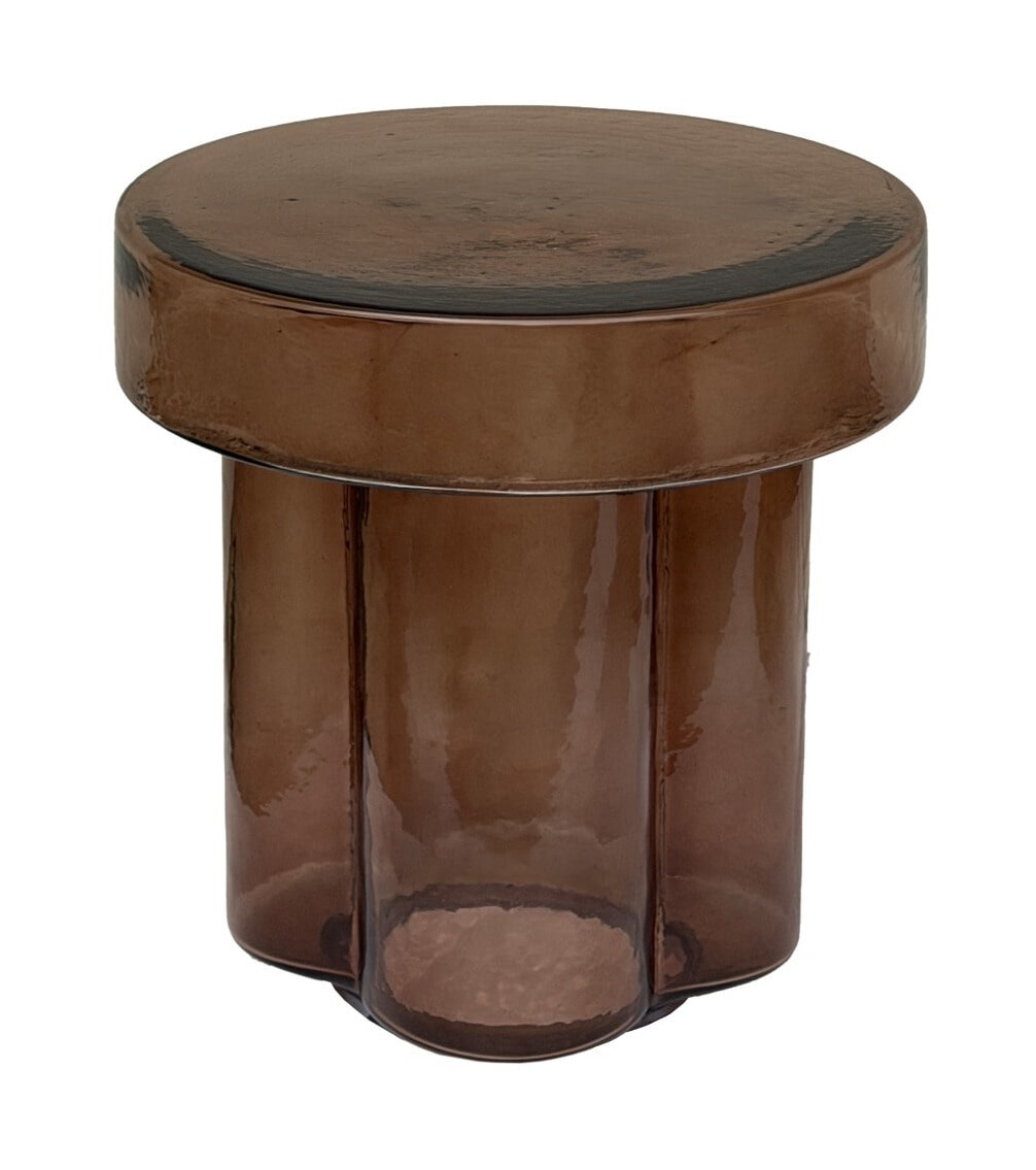 Brix Ronde Bijzettafel Lio Glas