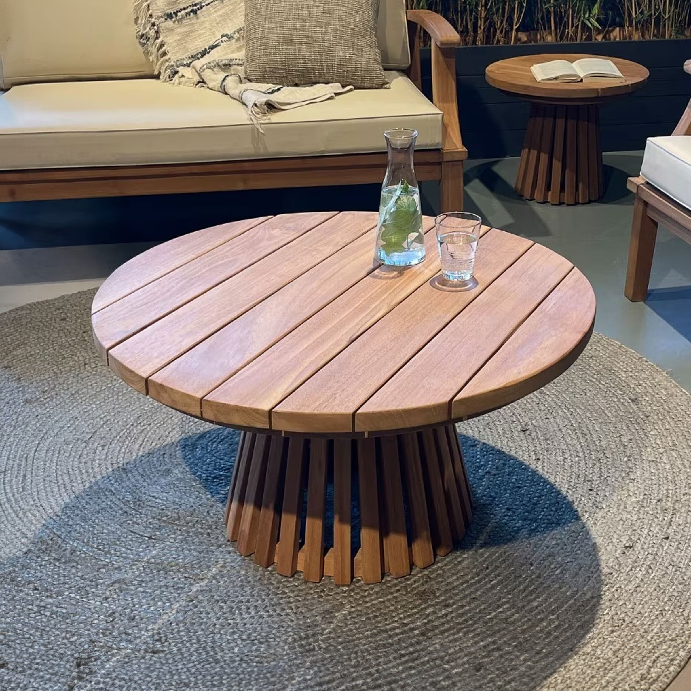 Brix Ronde Salontafel Cindo Teakhout