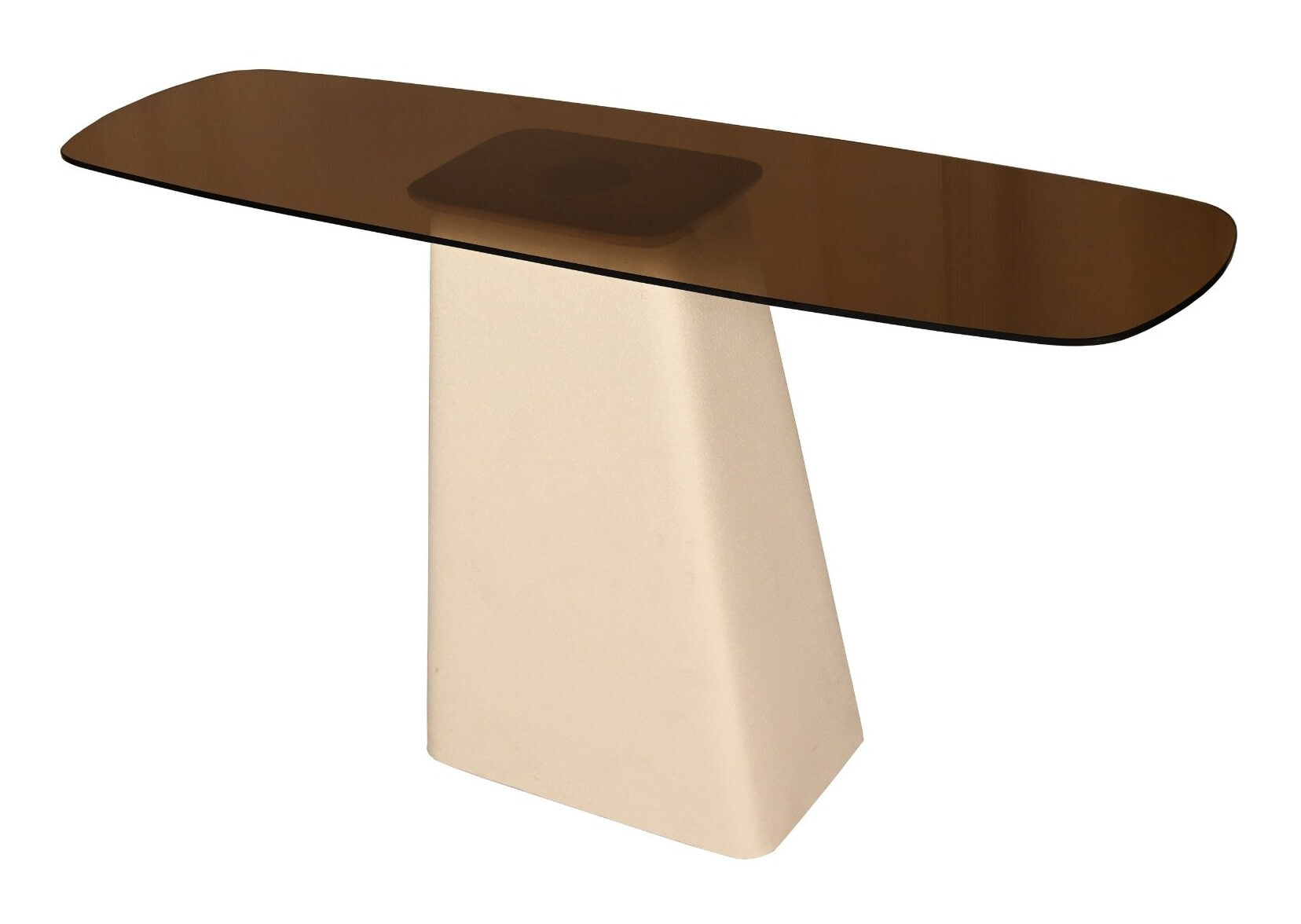 Brix Sidetable Mylon Glas en gecoat staal