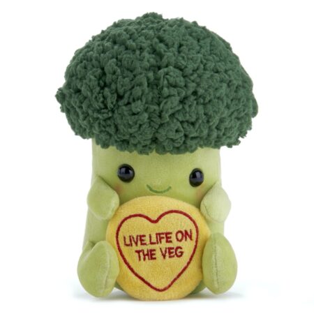 Broccoli knuffel - Live life on the veg - 18 cm | Love Hearts