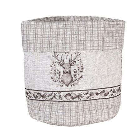 Broodmand Beige Bruin Hert Rond | Clayre&Eef