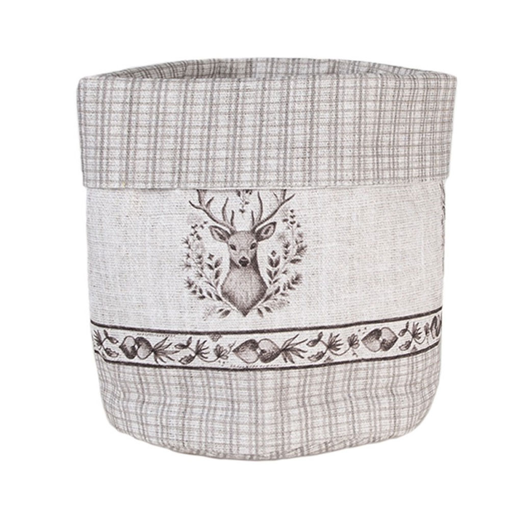 Broodmand Beige Bruin Hert Rond | Clayre&Eef