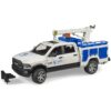 Bruder Dodge RAM 2500 Pick-up met kraan en zwaailicht | Bruder