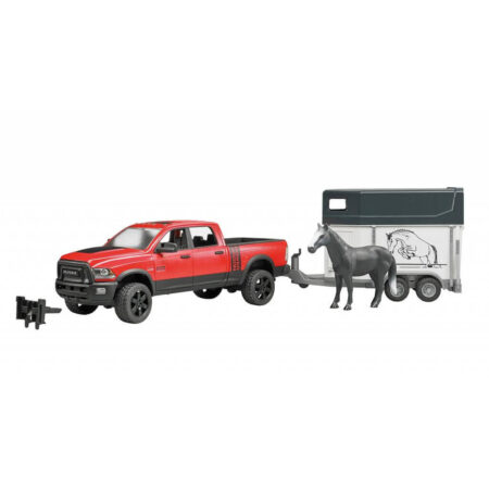 Bruder Dodge Ram 2500 Power Wagon met paardentrailer | Bruder