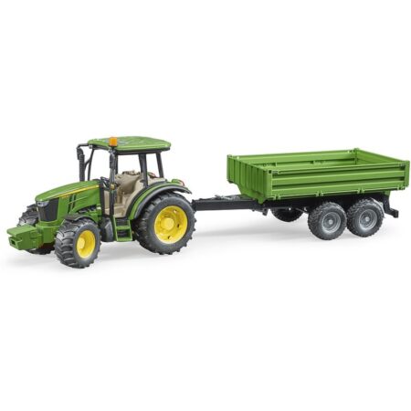 Bruder John Deere 5115M met trailer 1:16 | Bruder