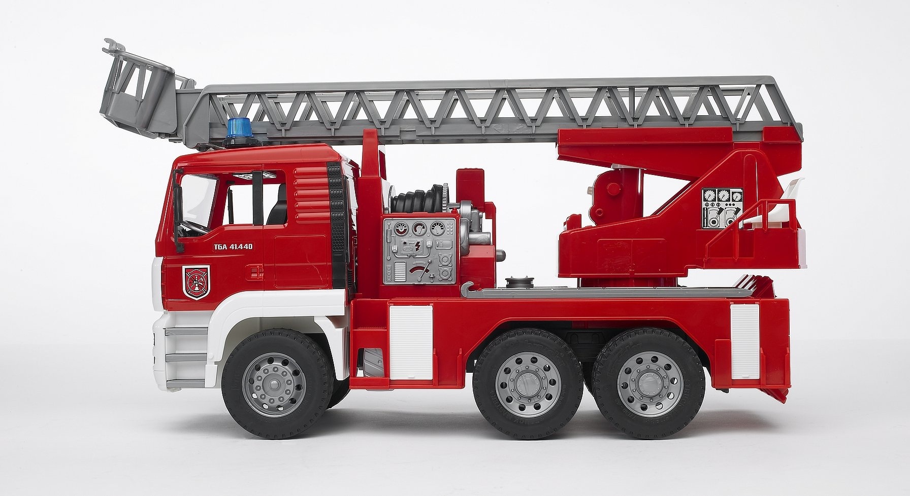 Bruder MAN Brandweer met Draailadder en Waterpomp 1:16 | Bruder