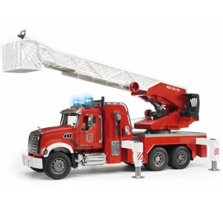 Bruder Mack Granite brandweerauto ladder en waterpomp | Bruder