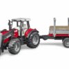 Bruder Massey Ferguson 7480 tractor met voorlader