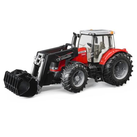 Bruder Massey Ferguson 7600 met voorlader | Bruder