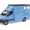 Bruder Mercedes Benz Paardentransporter Inclusief paard | Bruder