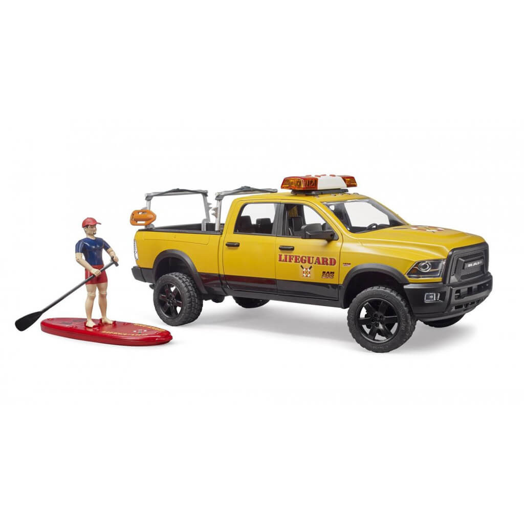 Bruder RAM 2500 Power Wagon life guard incl accessoires | Bruder