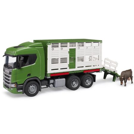 Bruder Scania 560R veetransportwagen met koe | Bruder