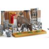 Bruder Stal inclusief Koe en Accessoires | Bruder