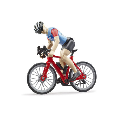 Bruder racefiets met fietser 1:16 | Bruder