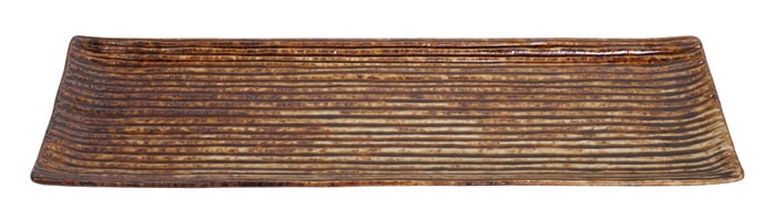 Bruin Rechthoekig Serveerbord - 33.2 x 10.5 cm | Tokyo Design Studio