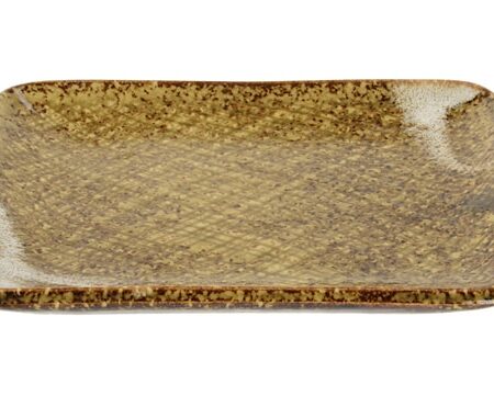 Bruin Vierkant Bord - The Oriental Shop - Large Plates - 14.5 x 12cm | Tokyo Design Studio