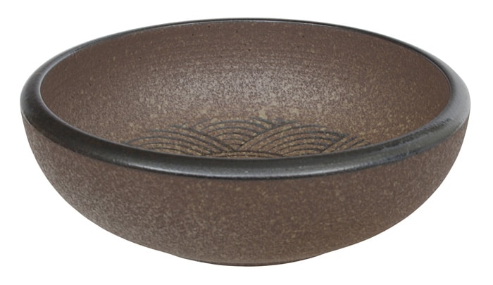 Bruine Keramische Schaal - Mino Yaki Collectie - 1800ml - 23.5 x 8cm | Tokyo Design Studio