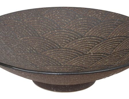 Bruine Schaal - Mino Yaki - 28x8cm 1500ml | Tokyo Design Studio