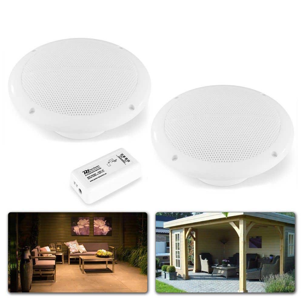 Buitenspeakers Bluetooth BT10SET inbouwset voor tuin