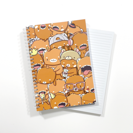 Bullet Journal A5 - Red Panda Doodle | CutieSquad