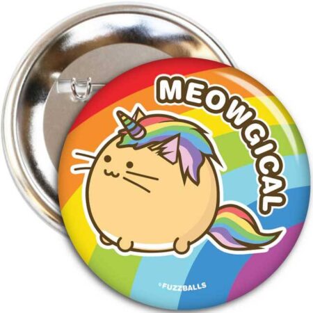 Button - Meowgical | Fuzzballs