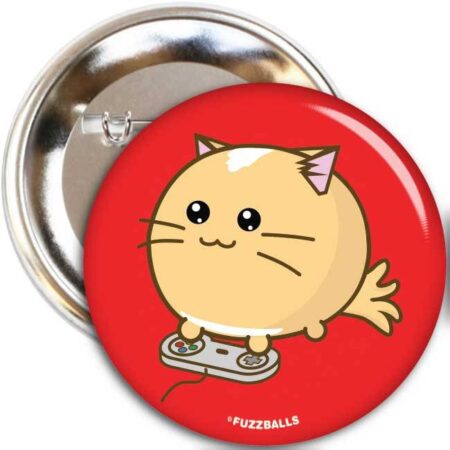 Button - Pawesome at games | Fuzzballs