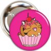 Button - Tiger cupcake | Fuzzballs