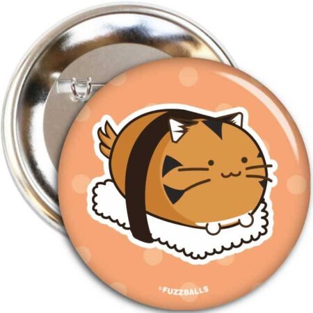 Button - Tiger sushi | Fuzzballs