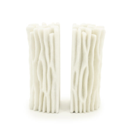 By-Boo Boekenstandaard Daria Resin - Wit | By-Boo