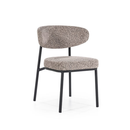 By-Boo Eetkamerstoel Jari - Taupe | By-Boo