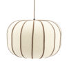 By-Boo Hanglamp Cocoon Linnen en leder