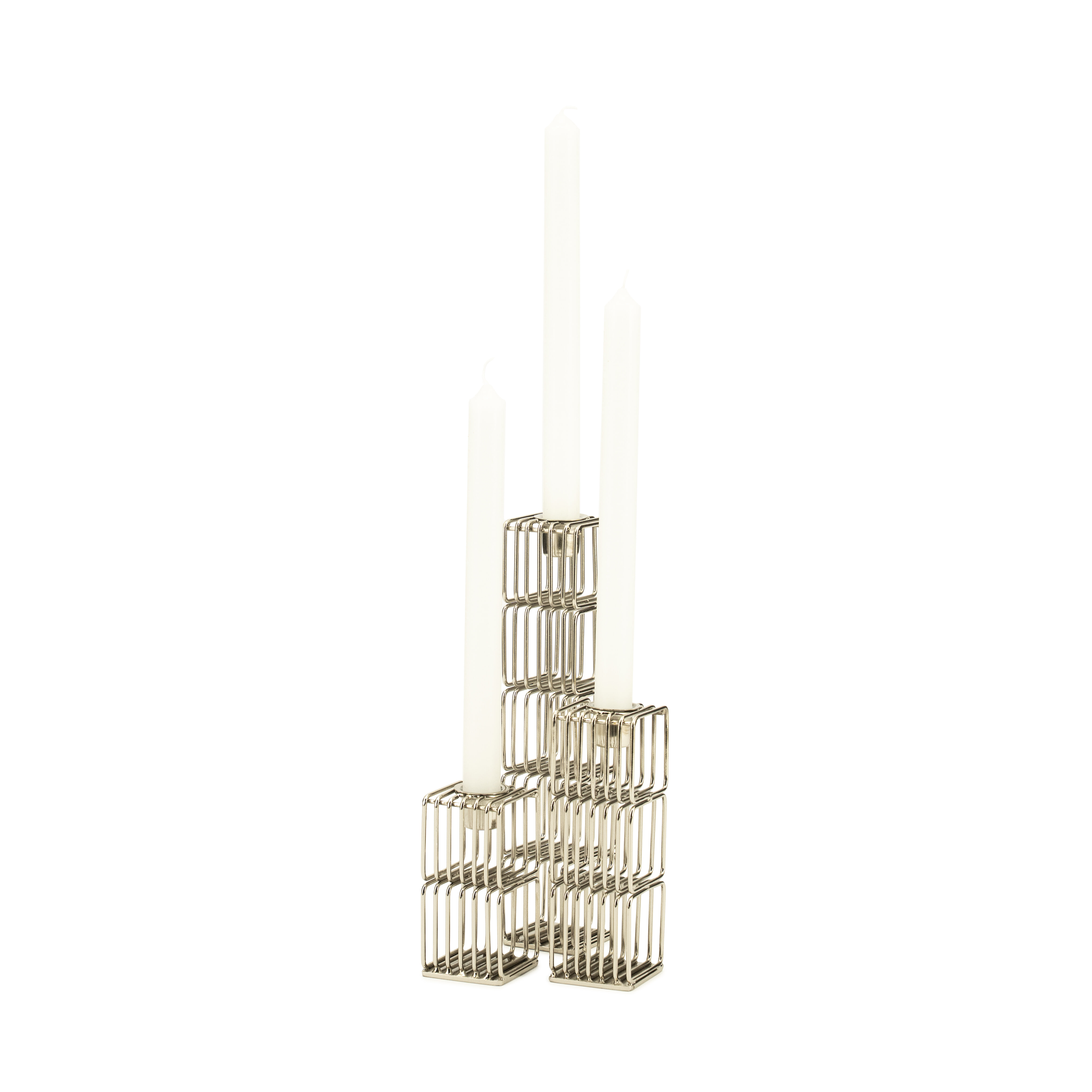 By-Boo Kaarshouder WireWorks Set van 3 stuks - Silver | By-Boo