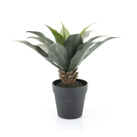 By-Boo Kunstplant Agave 35cm hoog - Groen | By-Boo