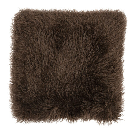 By-Boo Kussen Doodly 50 x 50cm - Donkerbruin | By-Boo
