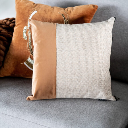 By-Boo Kussen Nett 45 x 45cm - Perzik | By-Boo