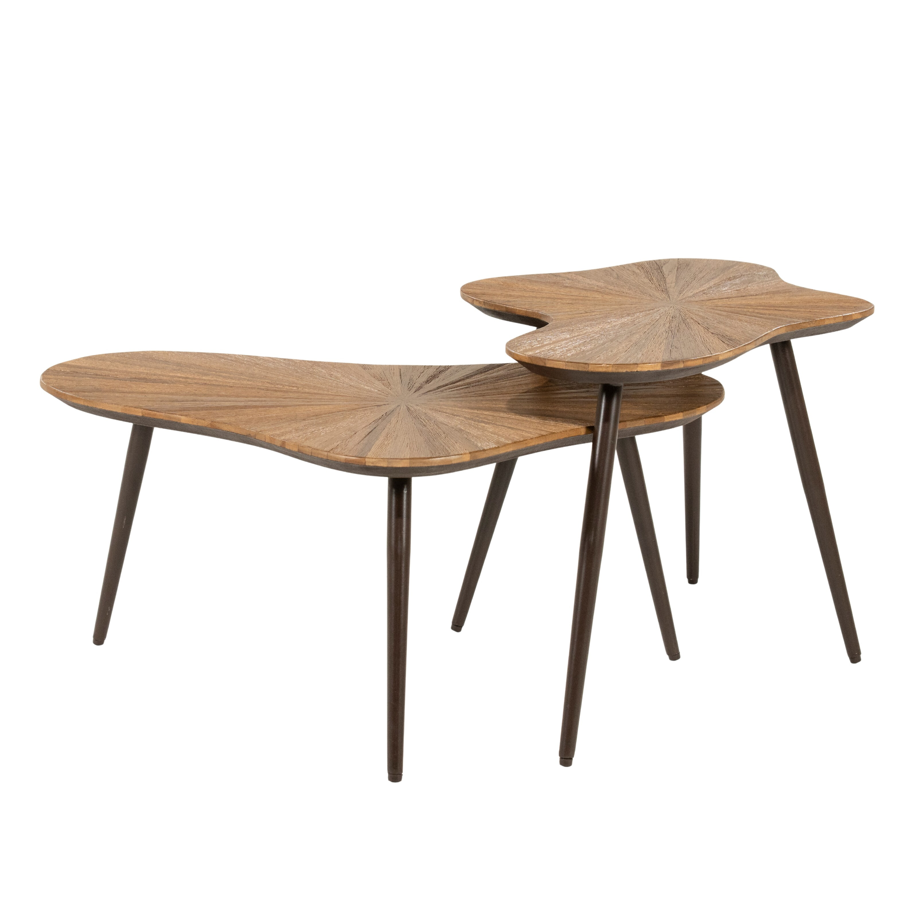 By-Boo Organische Salontafel Loma Teakhout