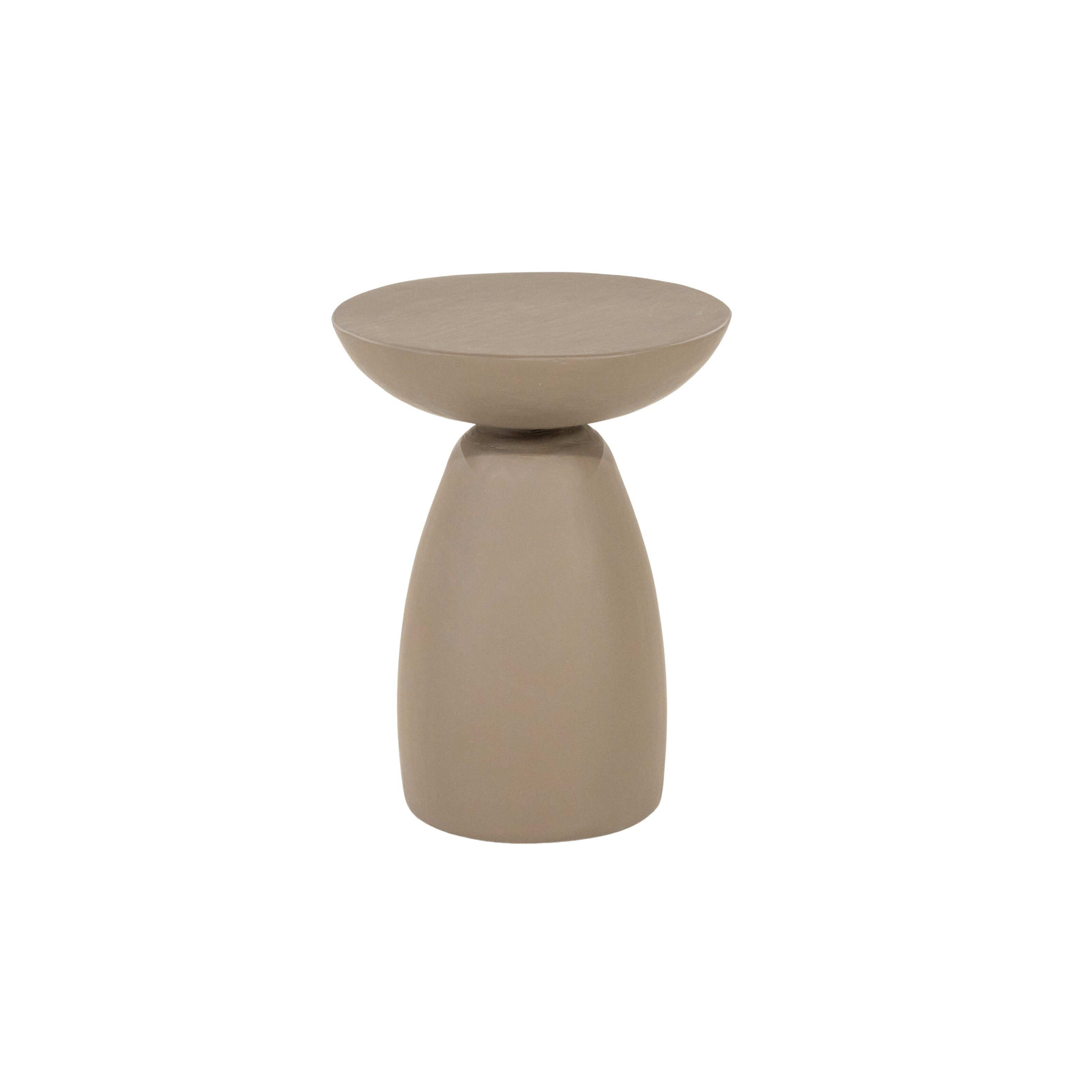 By-Boo Ronde Bijzettafel Canto 35cm - Donkerbruin | By-Boo