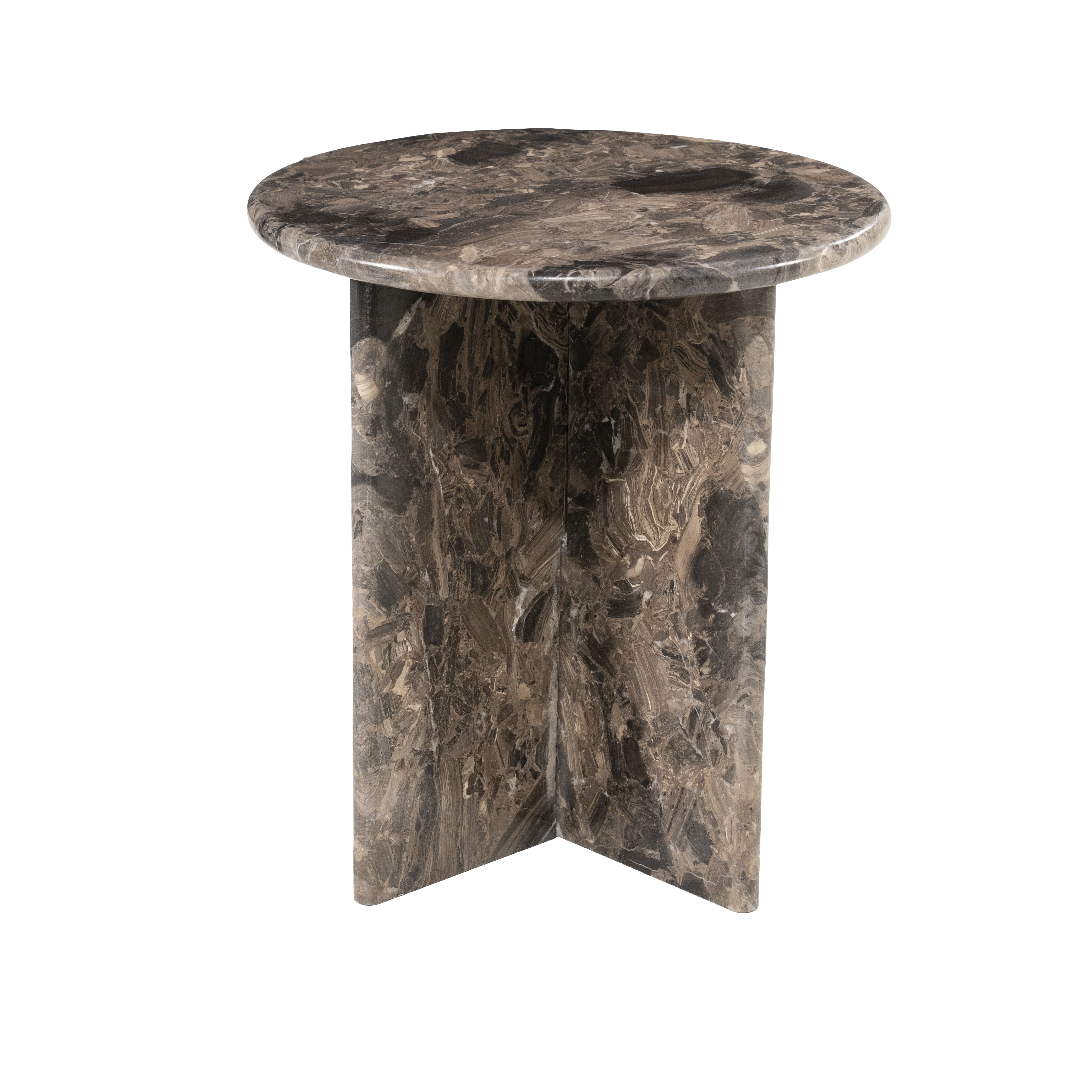 By-Boo Ronde Bijzettafel Circa Marmer